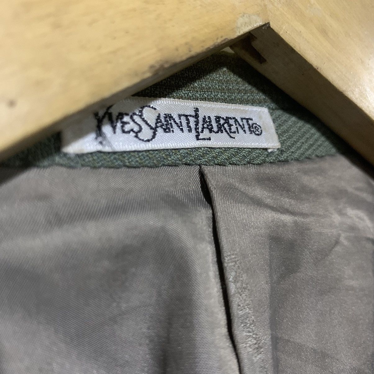 Saint Laurent Paris × Vintage × Yves Saint Laurent Vintage Yves Saint Laurent Blazer Size 42R - 4 Thumbnail