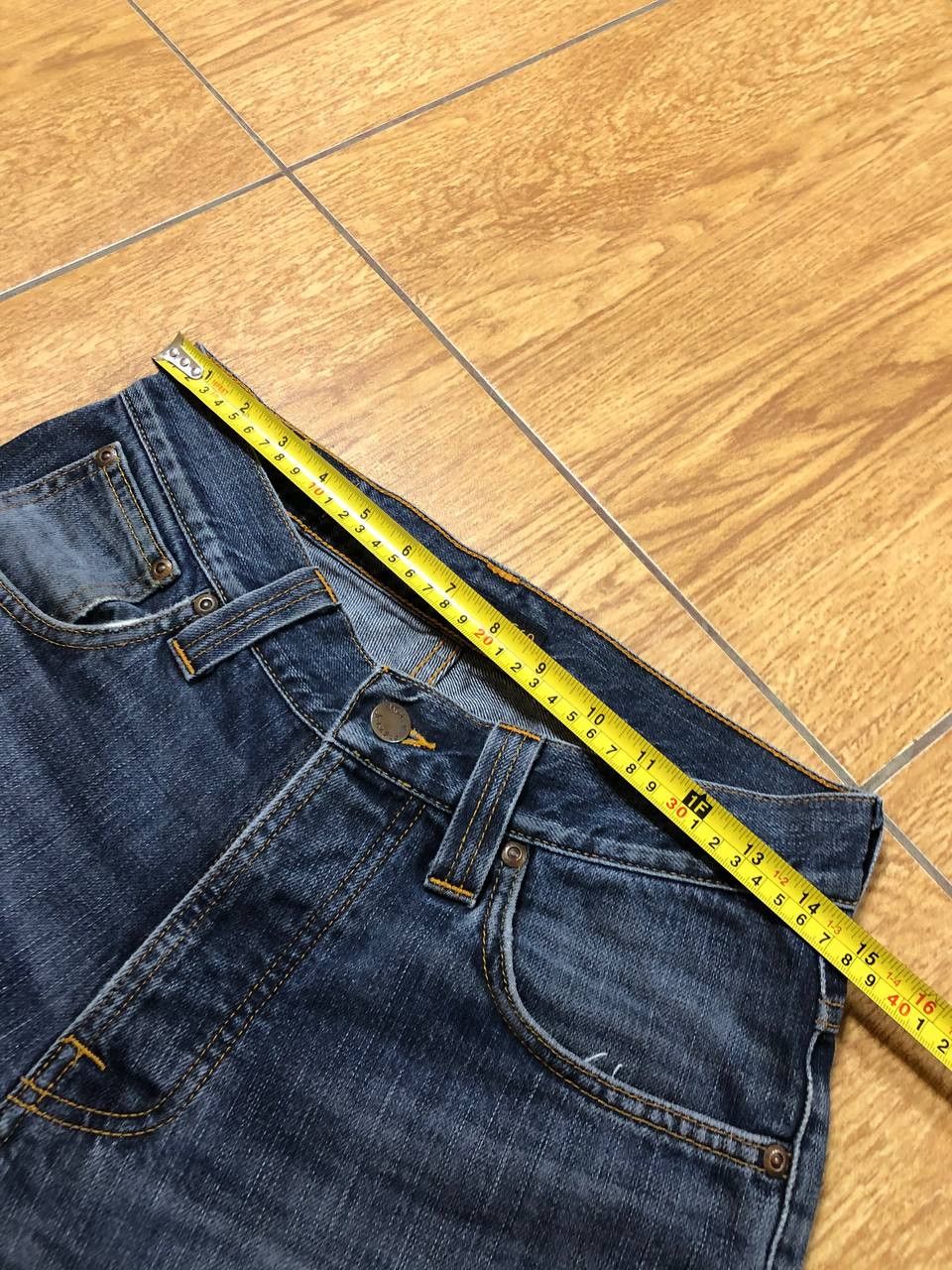 Nudie Jeans NUDIE STEADY EDDIE Blue Wash Denim Straight Jeans Size US 30 / EU 46 - 11 Thumbnail