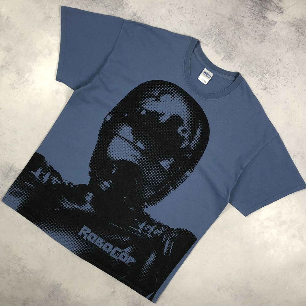 Vintage Vintage Robocop Movie Schwarzenegger Tee Size US XL / EU 56 / 4 - 1 Thumbnail