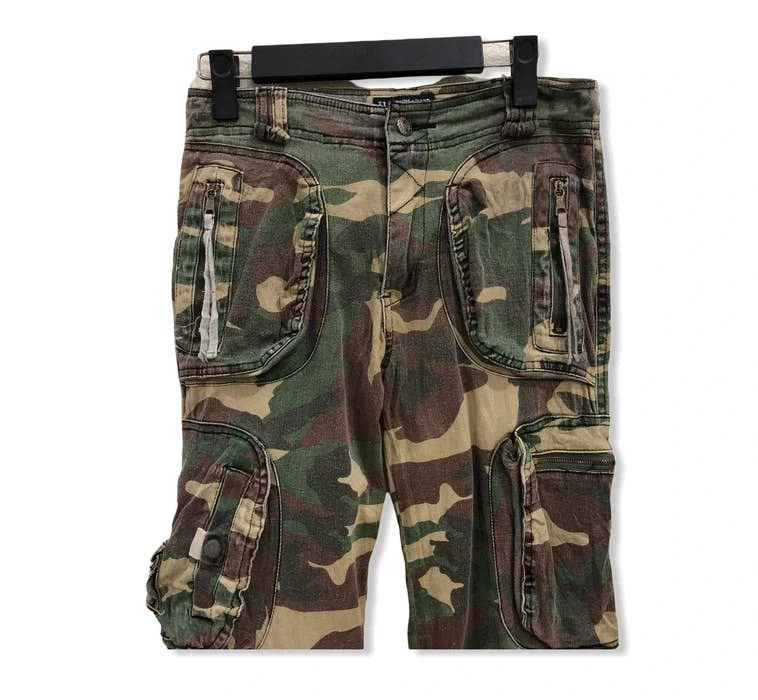 Japanese Brand Japanese Brand Haphazard Military Multipocket Cargo Pant Size US 27 - 3 Thumbnail