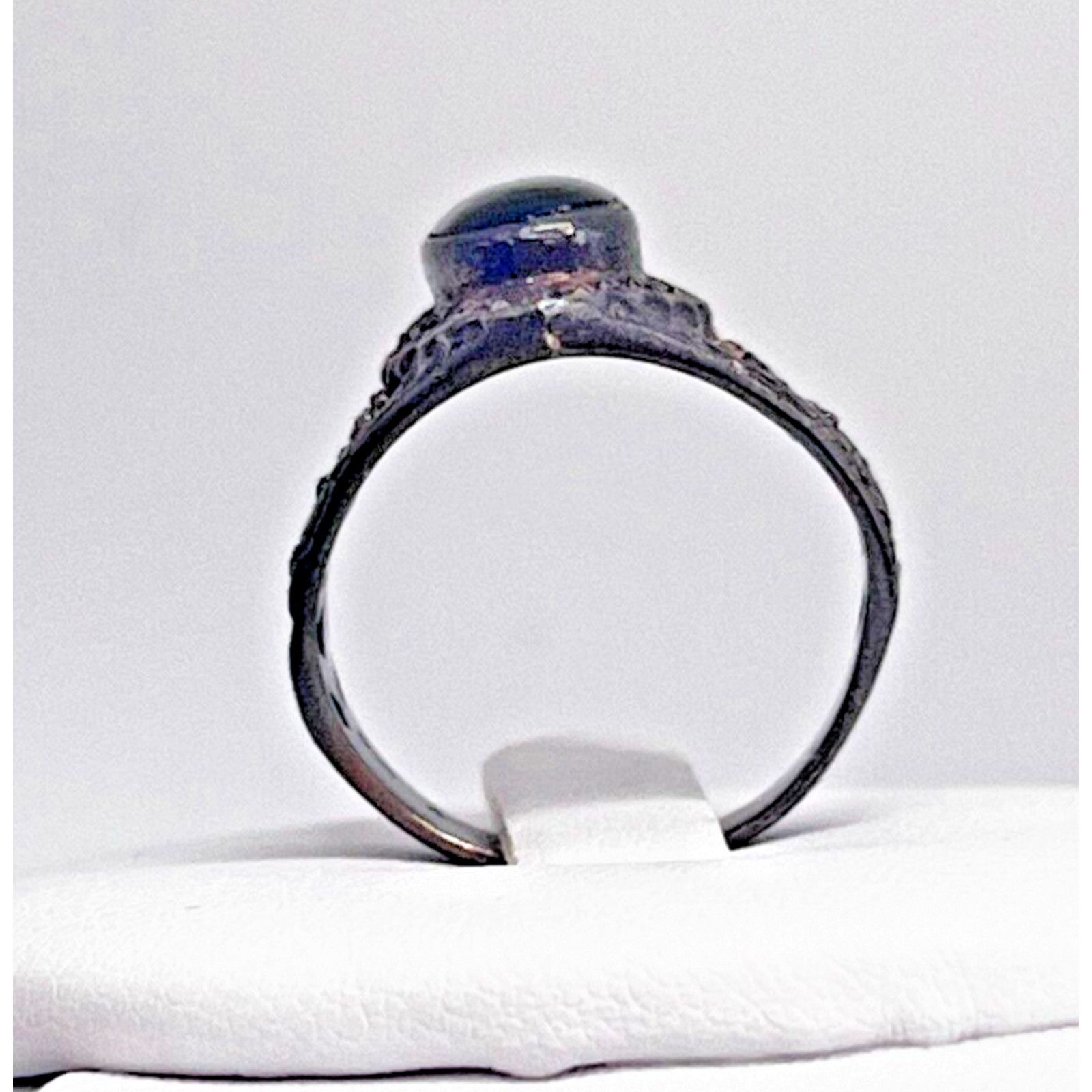 The Unbranded Brand Navajo Kingsman Silver Blend Turquoise Ring Sz: 5.50 Size ONE SIZE - 4 Thumbnail
