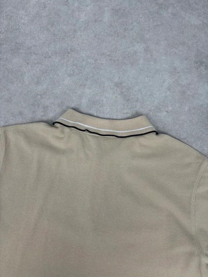 Prada 2000s Prada Beige Linea Rossa Contrast Trim Polo Size US S / EU 44-46 / 1 - 7 Thumbnail