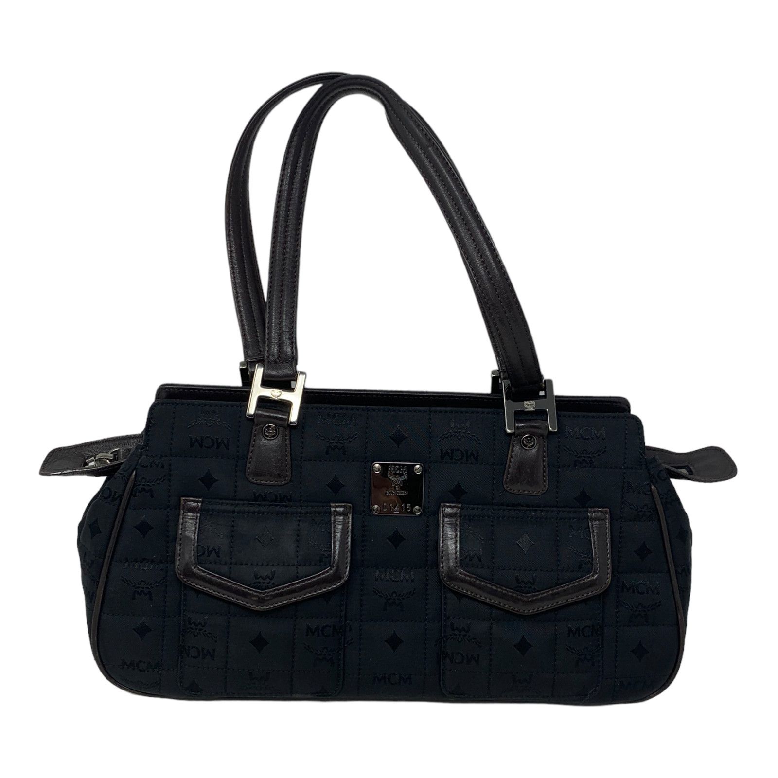 MCM MCM Monogram Visetos Nylon with Leather Trim Shoulder bag Size ONE SIZE - 8 Thumbnail
