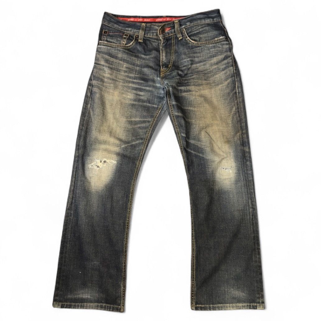 Seditionaries Japanese Avant Garde Edwin 503 Edge of Blue Jeans Size US 31 - 1 Thumbnail
