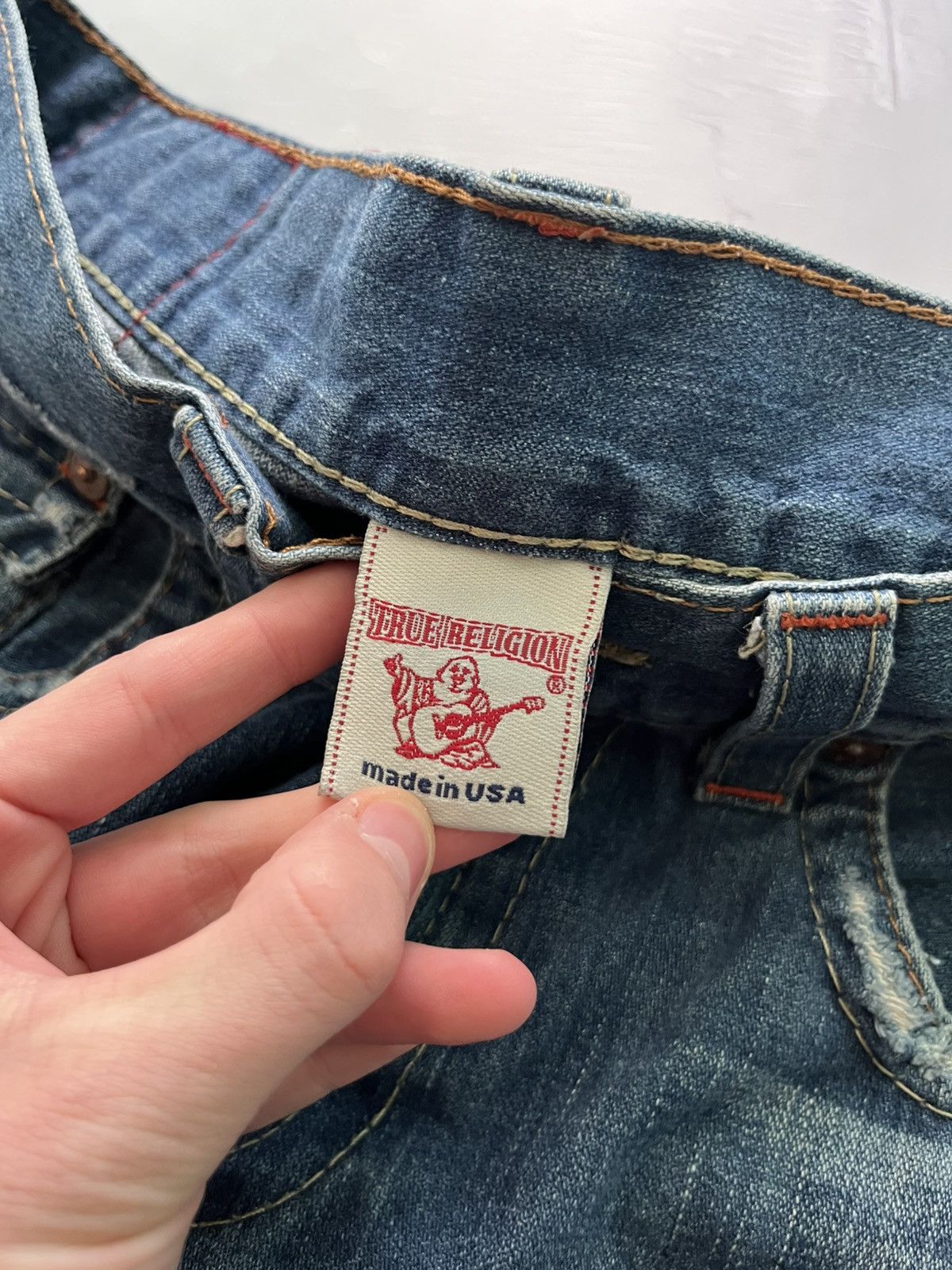 True Religion True Religion Vintage Jeans Denim Streetwear Blue Size US 31 - 7 Thumbnail