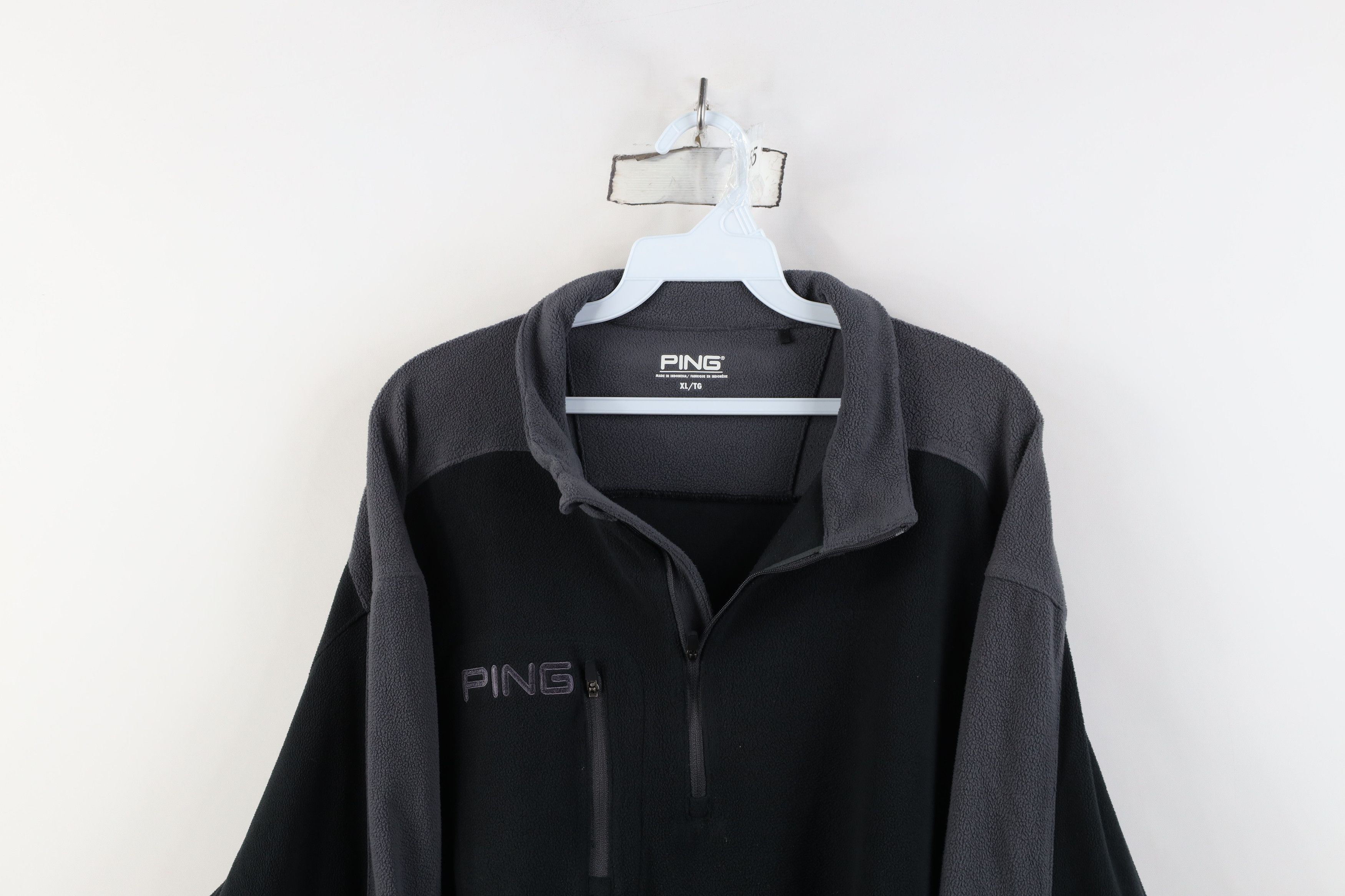 PING Vintage Ping Golf Golfing Half Zip Fleece Pullover Jacket Size US XL / EU 56 / 4 - 2 Thumbnail