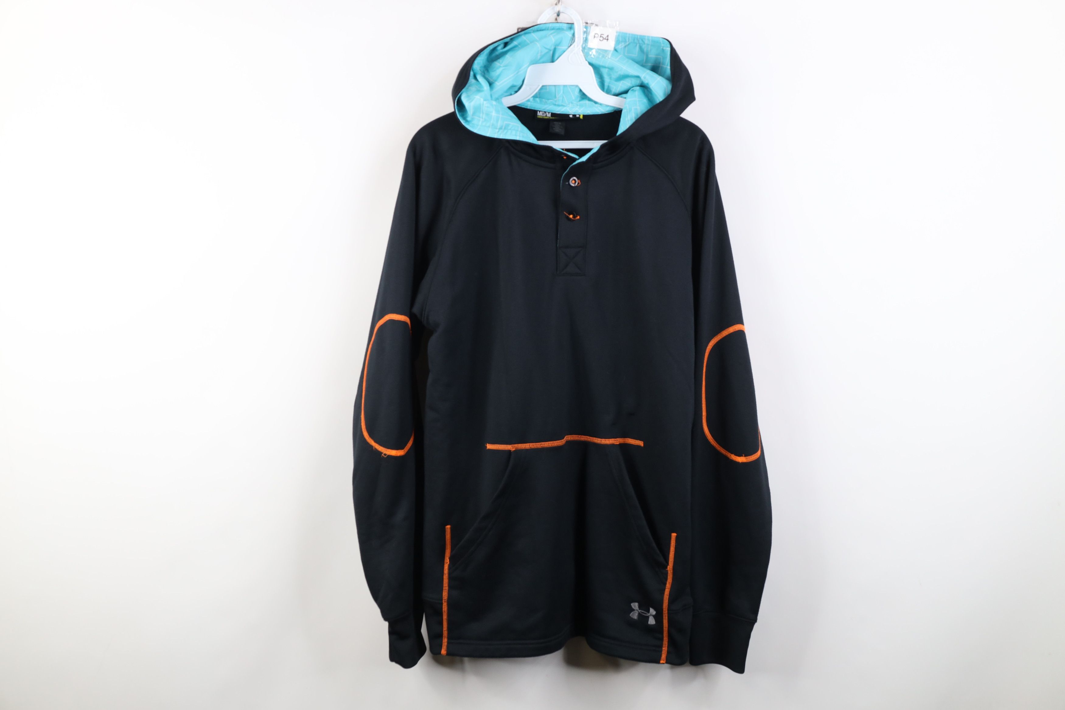 Under Armour Under Armour Loose Fit Henley Hoodie Sweatshirt Black Size US M / EU 48-50 / 2 - 1 Thumbnail
