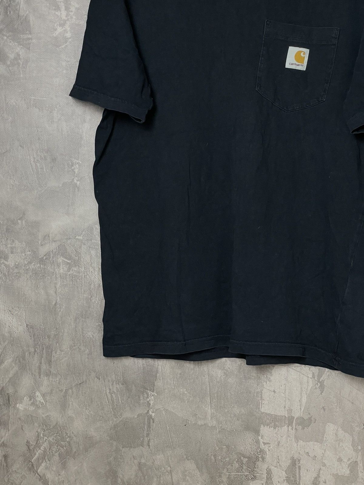 Carhartt × Vintage Crazy Vintage Carhartt Pocket T Shirt Faded Black Grunge Size US M / EU 48-50 / 2 - 5 Thumbnail