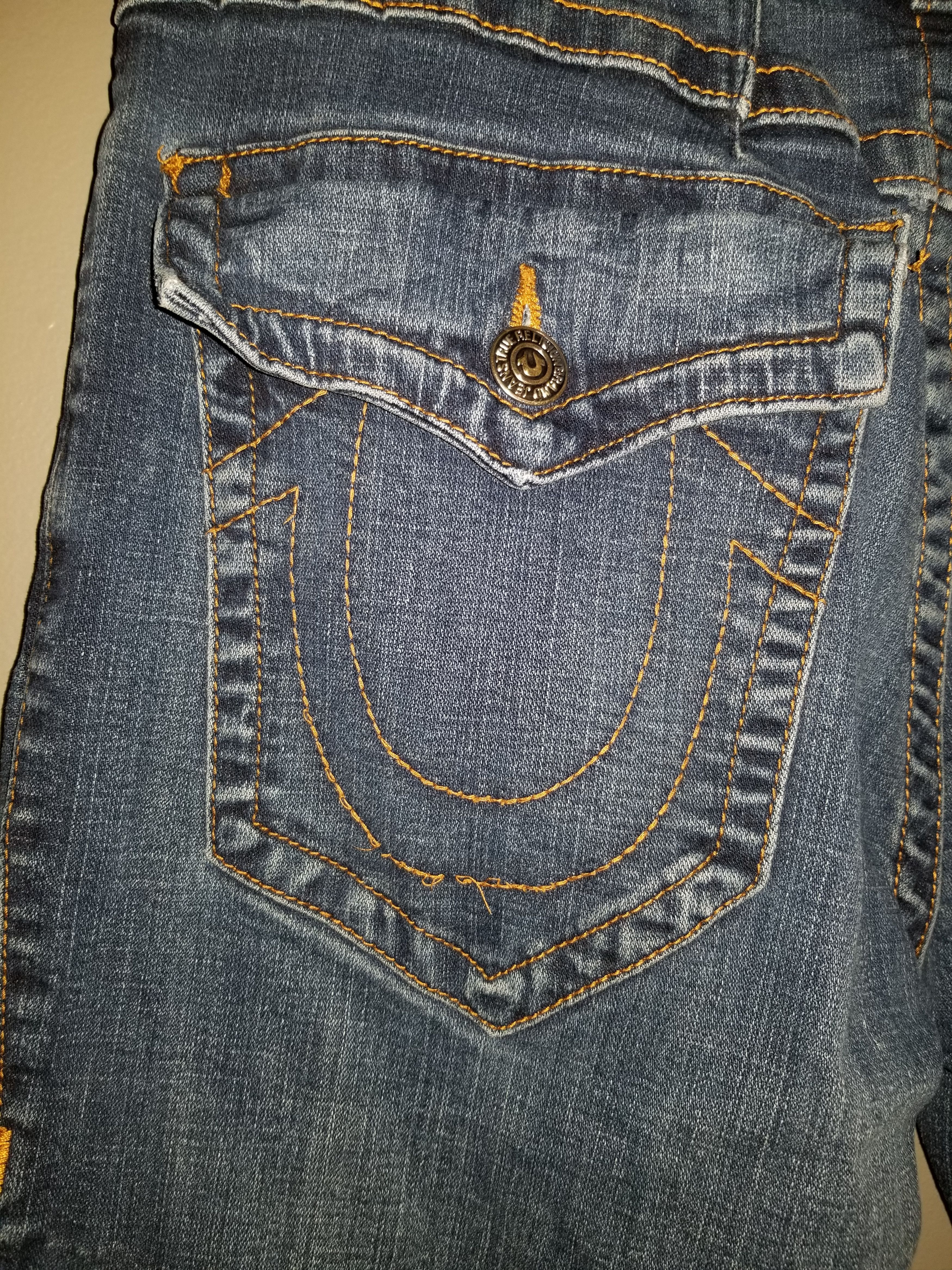 True Religion True religion orange stitch ricky cut Size US 34 / EU 50 - 3 Thumbnail