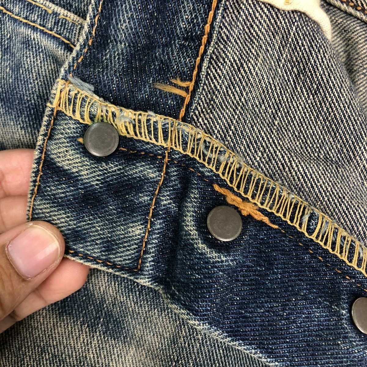 Japanese Brand 🔥VINTAGE DENIM JEANS LEE UNION MADE SANFORIZED Size US 30 / EU 46 - 16 Thumbnail