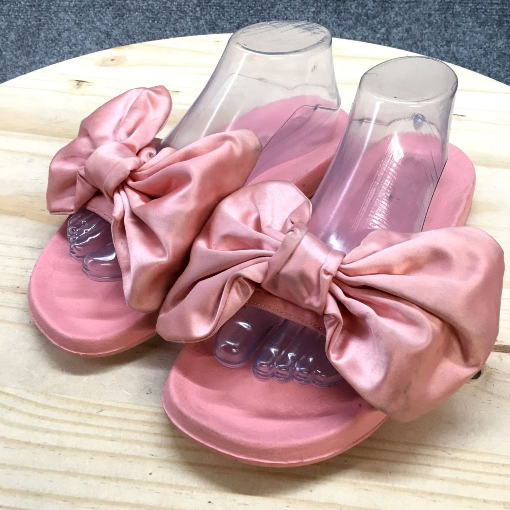 H&M H&M Sandals Women 7-8 Slip On Pink Open Toe Casual Comfort Flats Shoes Slides Size US 7 / IT 37 - 3 Thumbnail