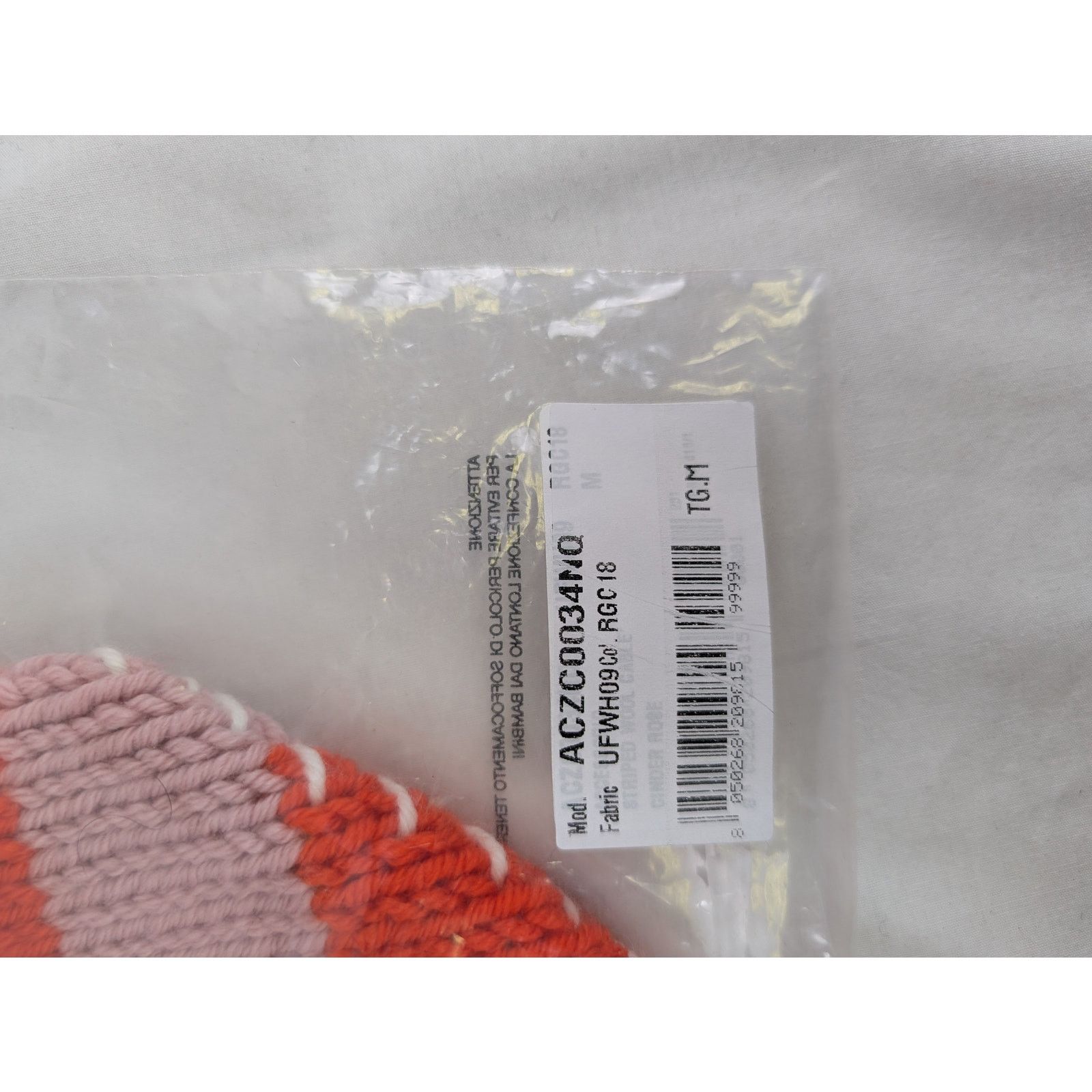 Marni o1rshd1 Size: M / Balaclava Scarf Cap / Hat in Red Stripe Size ONE SIZE - 15 Thumbnail