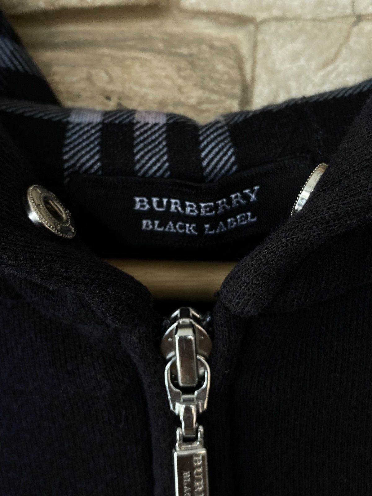 Burberry Vintage Burberry Black Label Checkered Hoodie Sweater Size US M / EU 48-50 / 2 - 5 Thumbnail