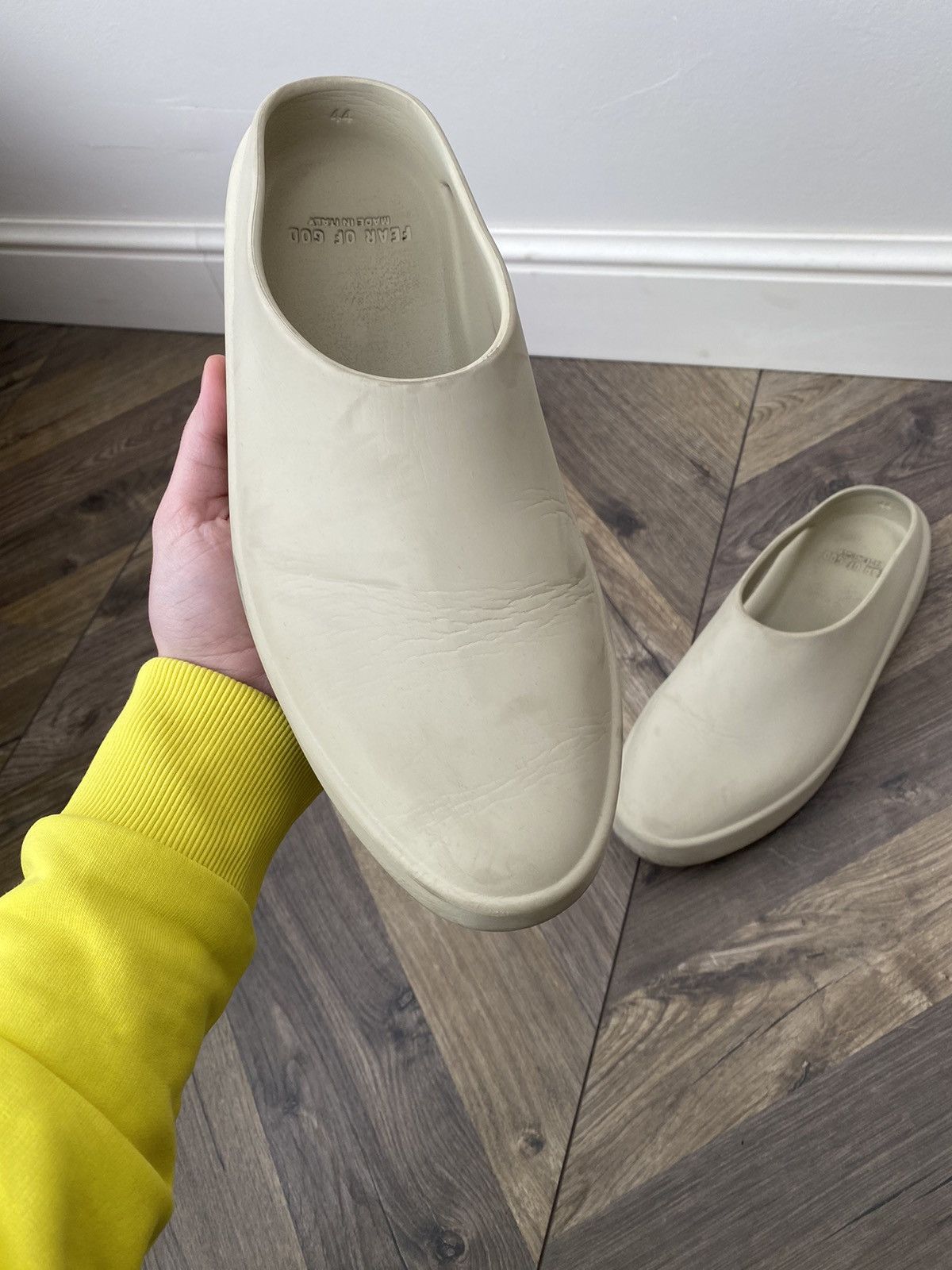 Designer × Fear of God × Vintage FEAR OF GOD THE CALIFORNIA 2.0 SNEAKER MULE BEIGE Size US 10 / EU 43 - 6 Thumbnail
