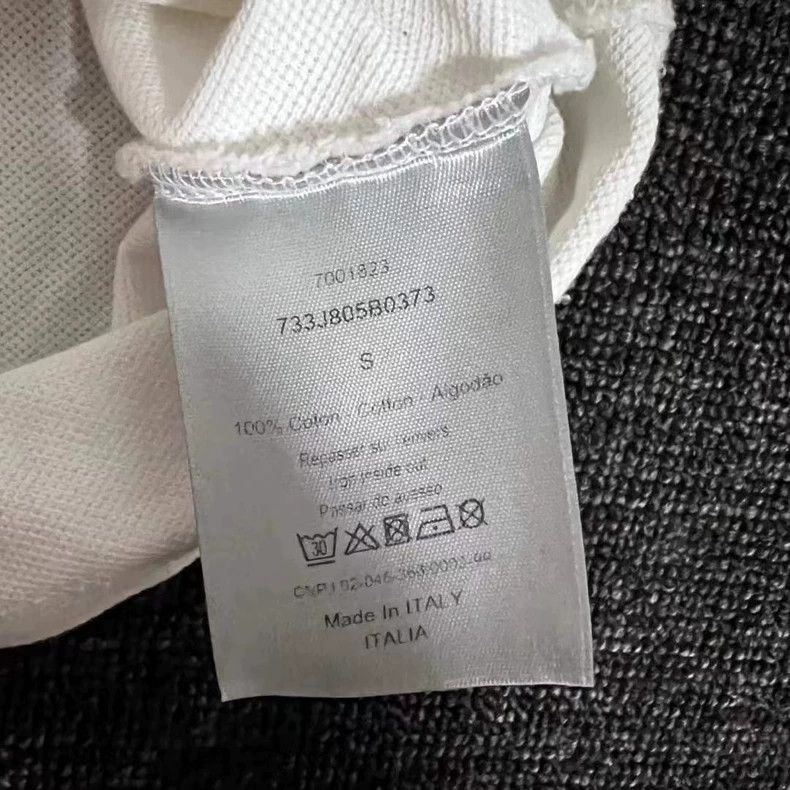 Dior Dior White Polo Shirt Size S-2505 Size S / US 4 / IT 40 - 4 Thumbnail