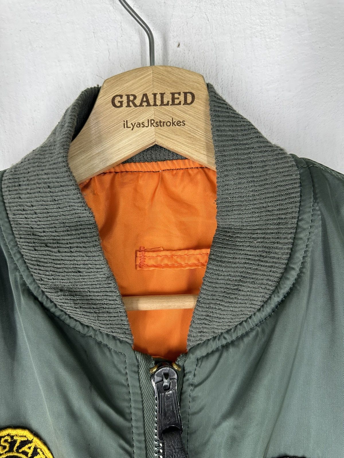Alpha Industries Vintage Alpha Industries Embroidered Bomber Jacket Size US M / EU 48-50 / 2 - 16 Thumbnail