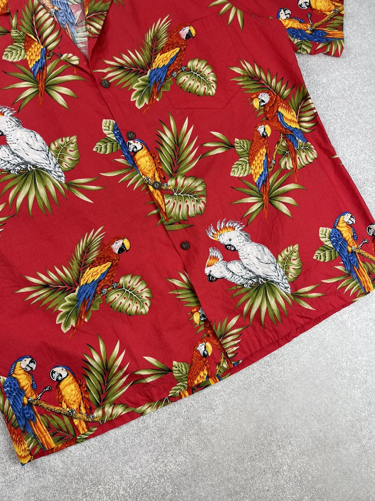 Pacific Legend × Vintage Vintage Pacific Legend Hawaiian Tropical Bird Shirt Size US XL / EU 56 / 4 - 2 Thumbnail
