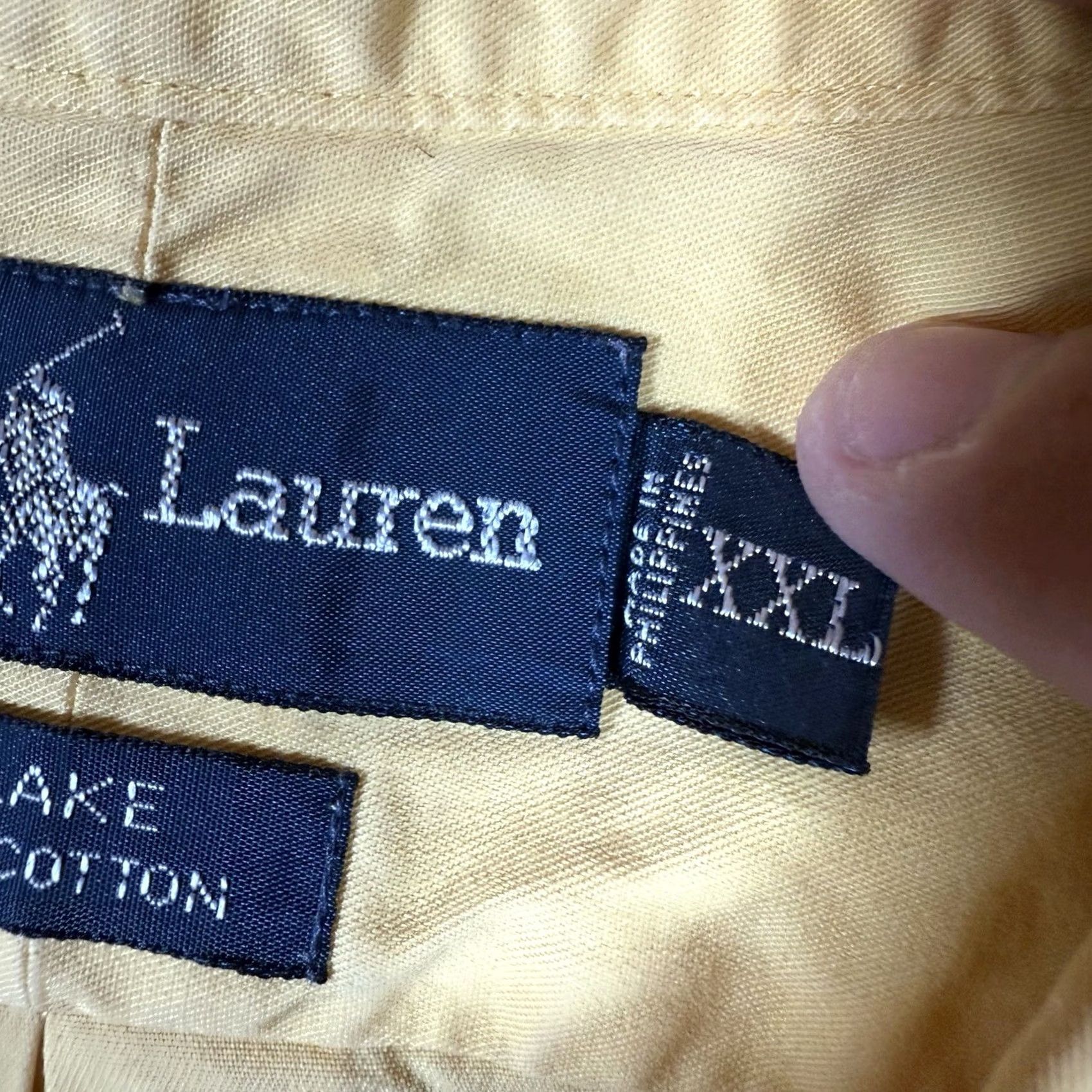 Ralph Lauren VINTAGE Polo Ralph Lauren Button Shirt Mens 2XL Blue Cotton Polo Button Shirt Casual Men Blues Preppy Polo Ralph Lauren Mens 2XL Blue Cotton Size US XXL / EU 58 / 5 - 5 Thumbnail