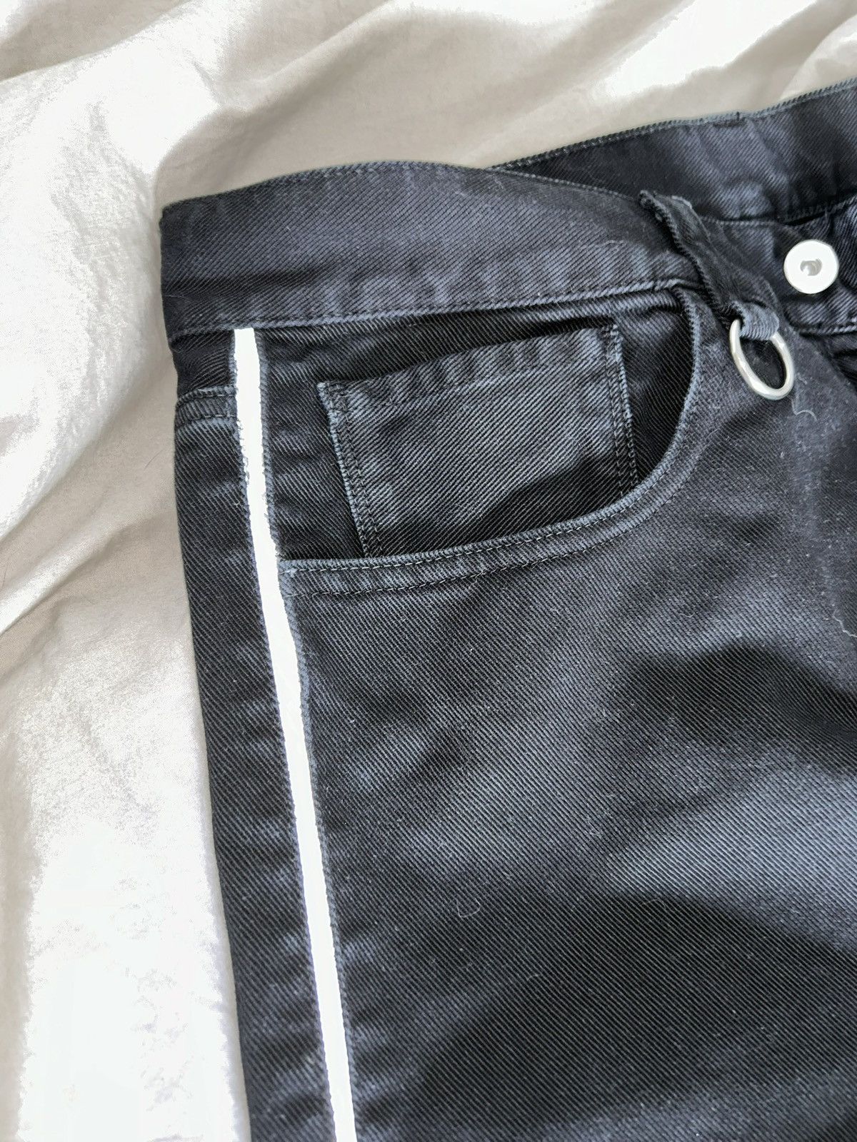 Random Identities Black Denim Random Identities Trousers (32) Size US 32 / EU 48 - 4 Thumbnail