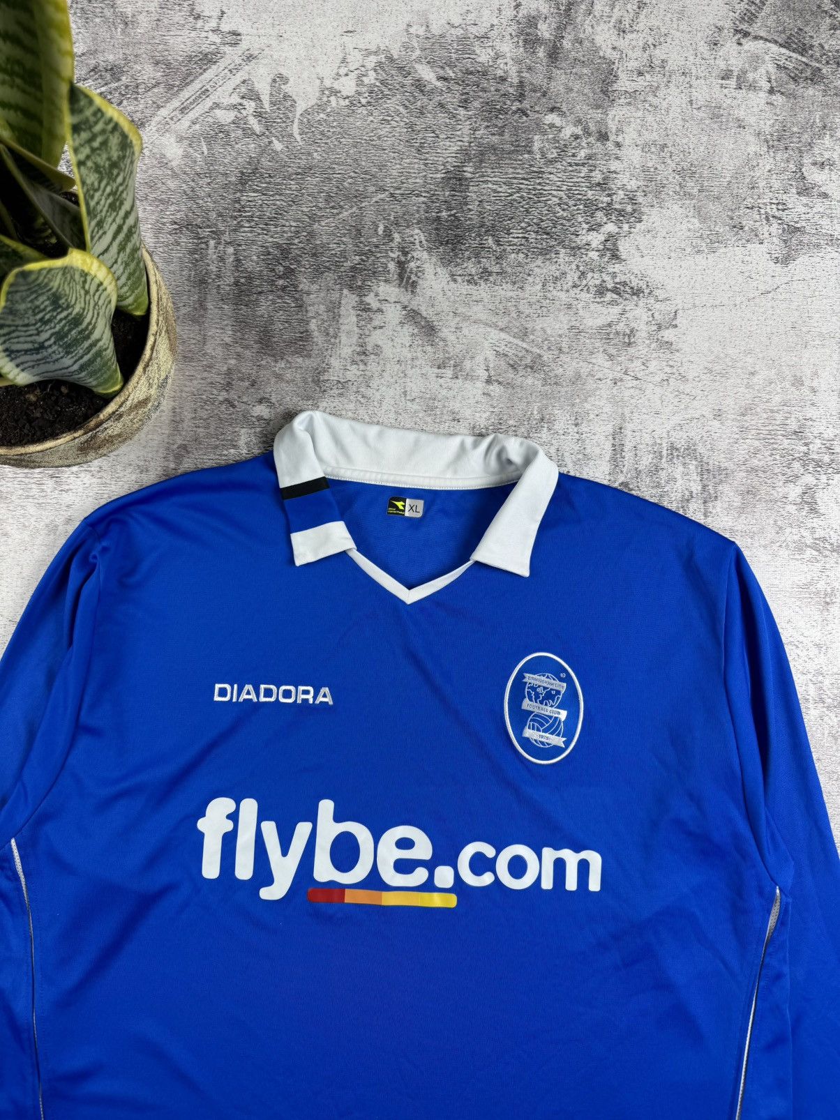 Diadora F.C Birmingham City 2004/2005 Home Longsleeve Shirt Jersey Size US XL / EU 56 / 4 - 6 Thumbnail