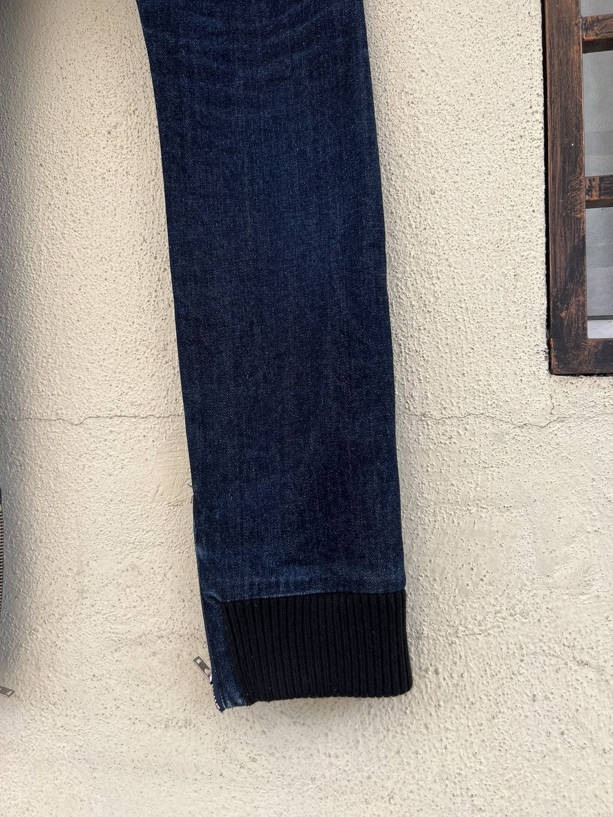 Japanese Brand Vintage AW 2009 PLEIN Yoshida Roberto Hybrid Denim Jeans Size US 29 - 19 Thumbnail