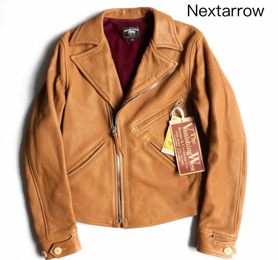 Freewheelers FREEWEELERS Deer Skin Knight Leather Jacket Size US S / EU 44-46 / 1 - 1 Thumbnail
