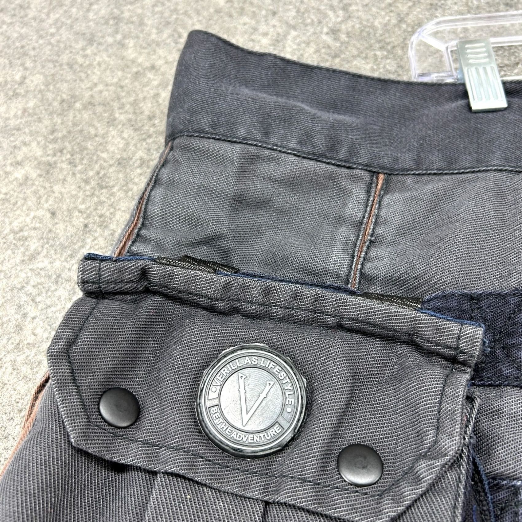 Vintage VINTAGE Verillas Lifestyle Kilt Kilt Mens XL Black Canvas Traditional Scottish Attire Cargo Mens XL Black Cotton Size ONE SIZE - 2 Thumbnail