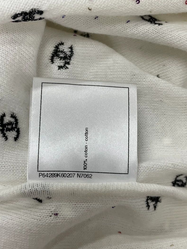 Chanel chanel White sequin double C full logo full of stars long Size M / US 6-8 / IT 42-44 - 7 Thumbnail