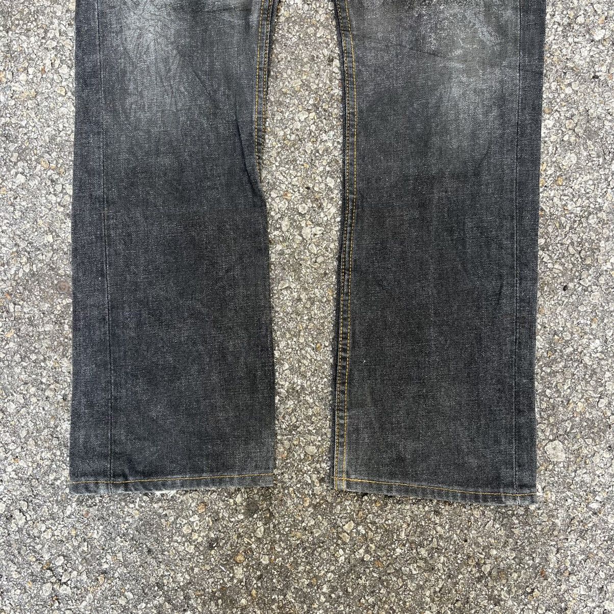 Hysteric Glamour Japanese Jeans Halation Japan Printed Denim Faded Black Size US 30 / EU 46 - 2 Thumbnail