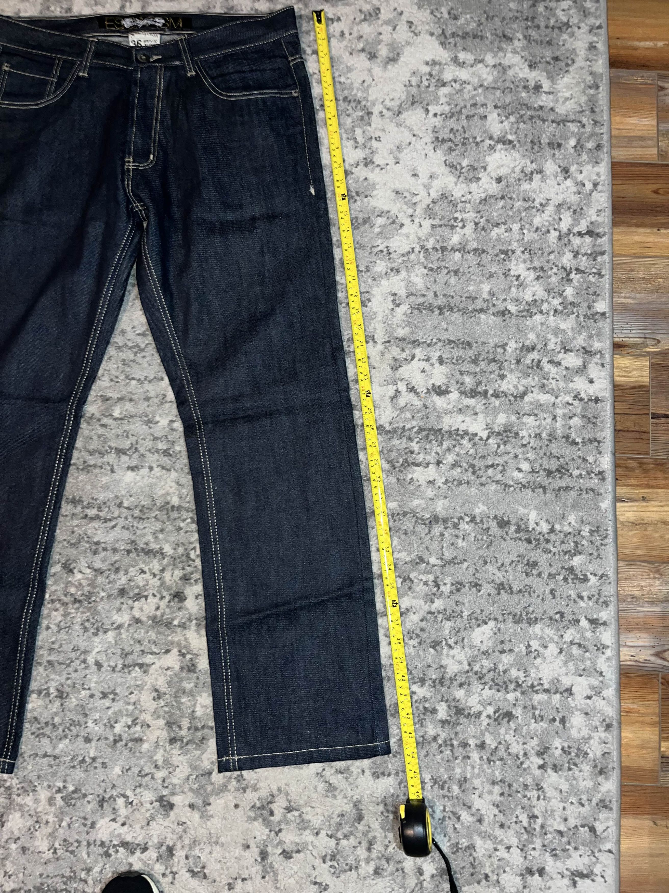 Vintage Y2K Escapism Dark Wash Baggy Denim Size US 36 / EU 52 - 6 Thumbnail