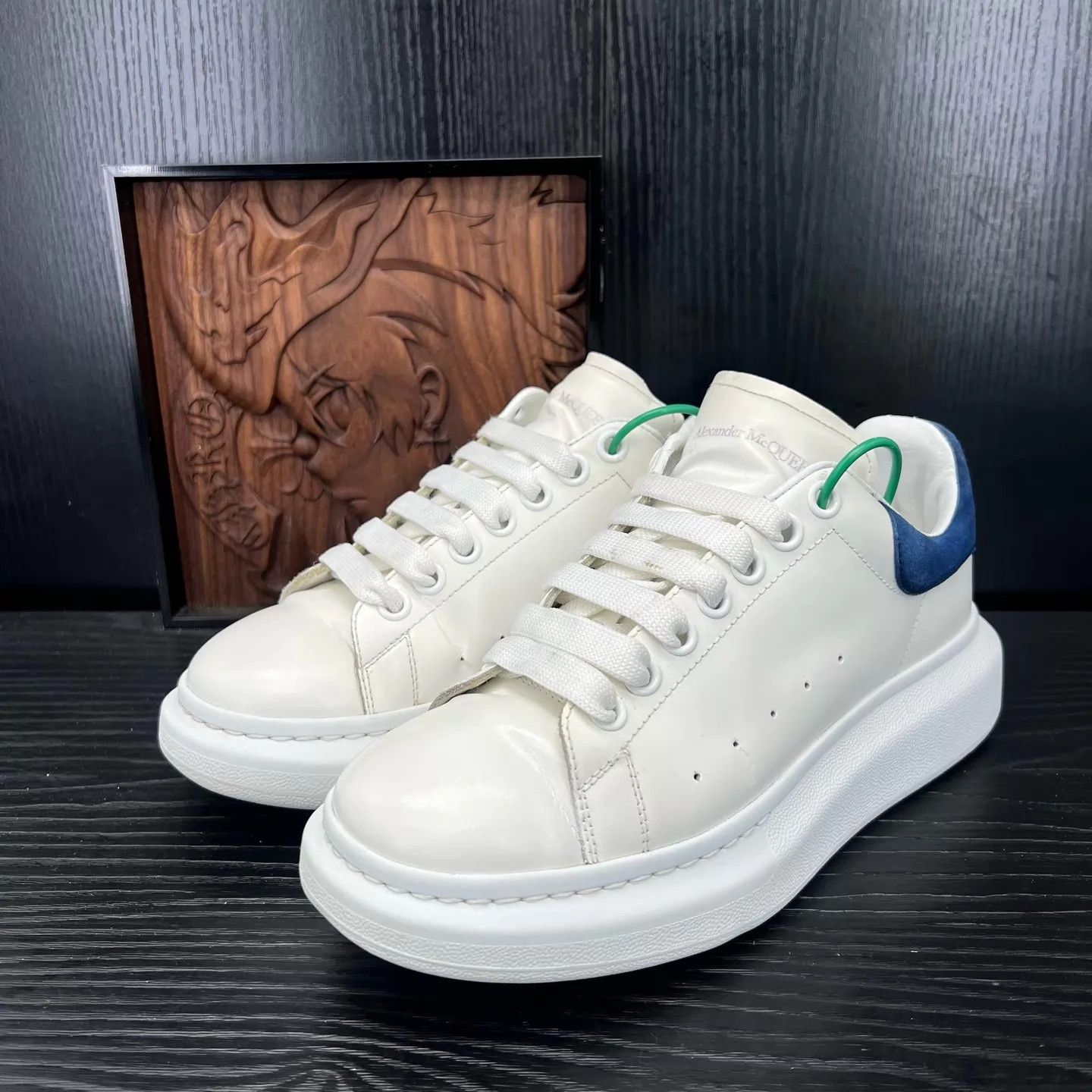 Visvim Alexander McQueen Blue Tail Suede Sneakers 40.5 Size US 7.5 / EU 40-41 - 1 Thumbnail