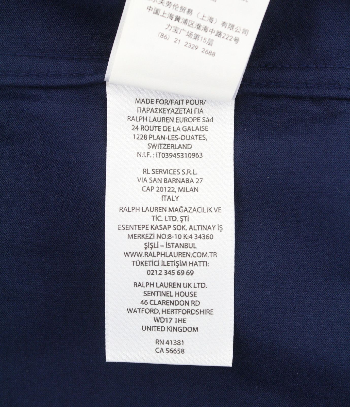 Ralph Lauren L Dark Blue Cutaway Button-Up Embroidered Logo 86990 Size US L / EU 52-54 / 3 - 10 Thumbnail