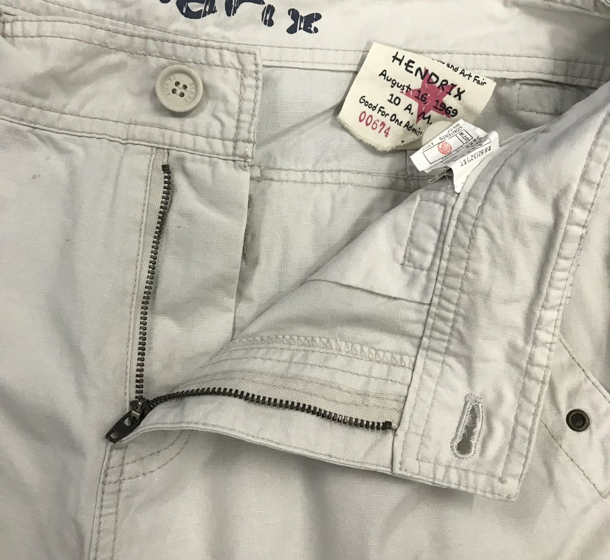 Jimi Hendrix × Vintage Vintage Hendrix Project Cargo Pants Size US 34 / EU 50 - 6 Thumbnail