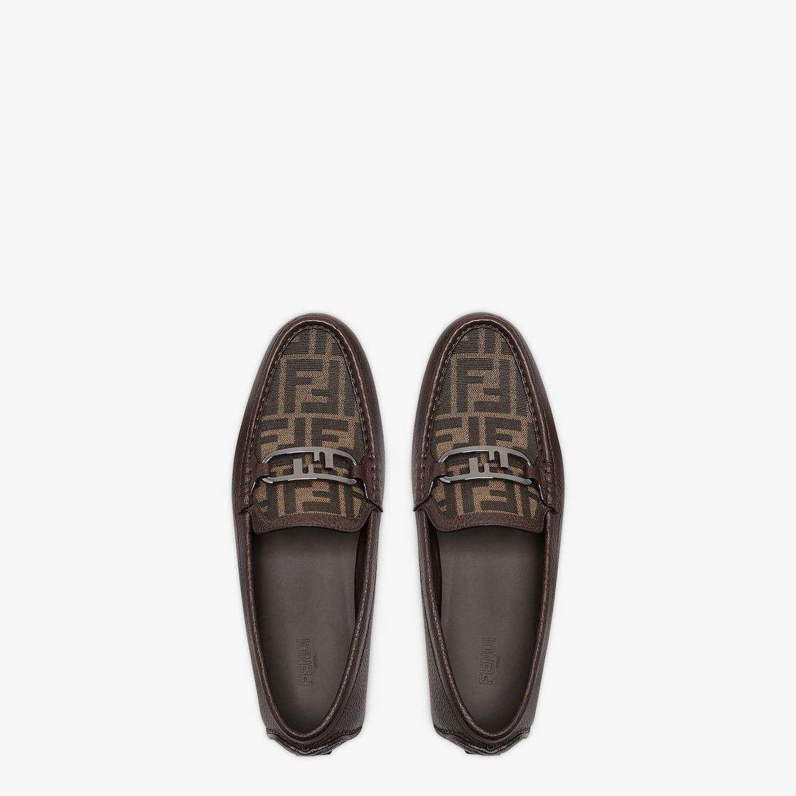 Fendi o1s1wg111025 Fendi O'Lock Driving Shoes in Dark Brown Size US 8 / EU 41 - 1 Thumbnail