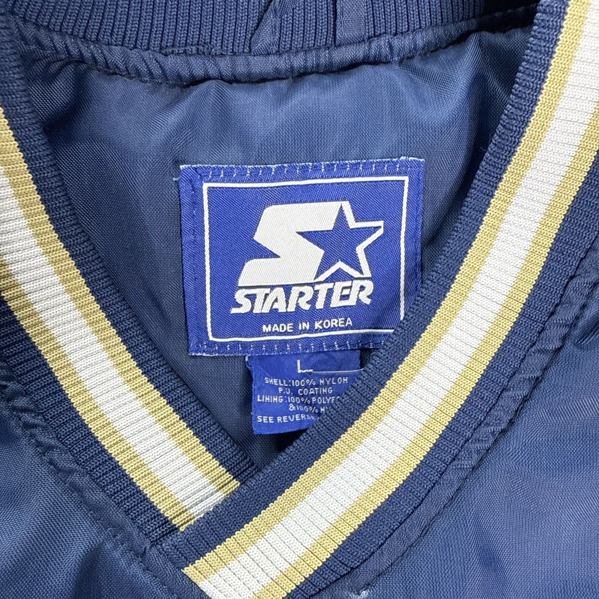 Starter Starter Notre Dame Fighting Irish Pullover Windbreaker Size US L / EU 52-54 / 3 - 2 Thumbnail