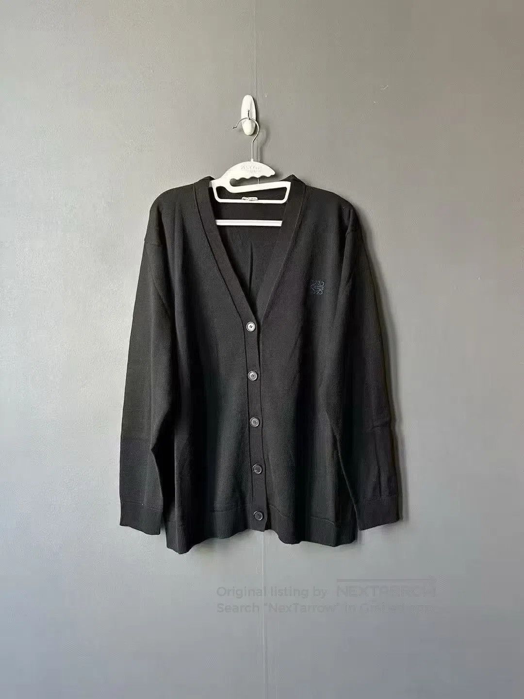 Loewe Loewe Embroidered Logo Cardigan| Size US M / EU 48-50 / 2 - 1 Thumbnail