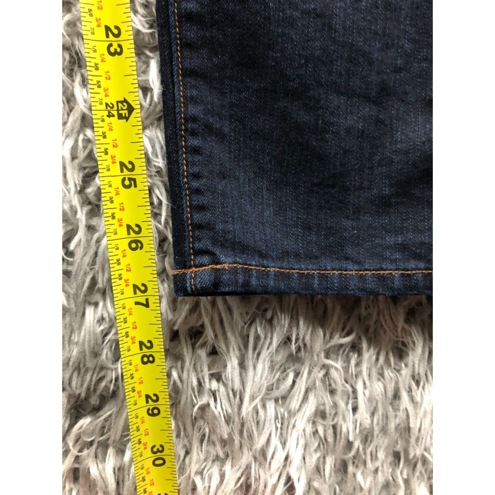 Old Navy Old Navy Jeans Size 6 Short Womens Dark Wash Blue Skinny Denim Regular Waist 31 in 5-Pocket Size 28" / US 6 / IT 42 - 3 Thumbnail