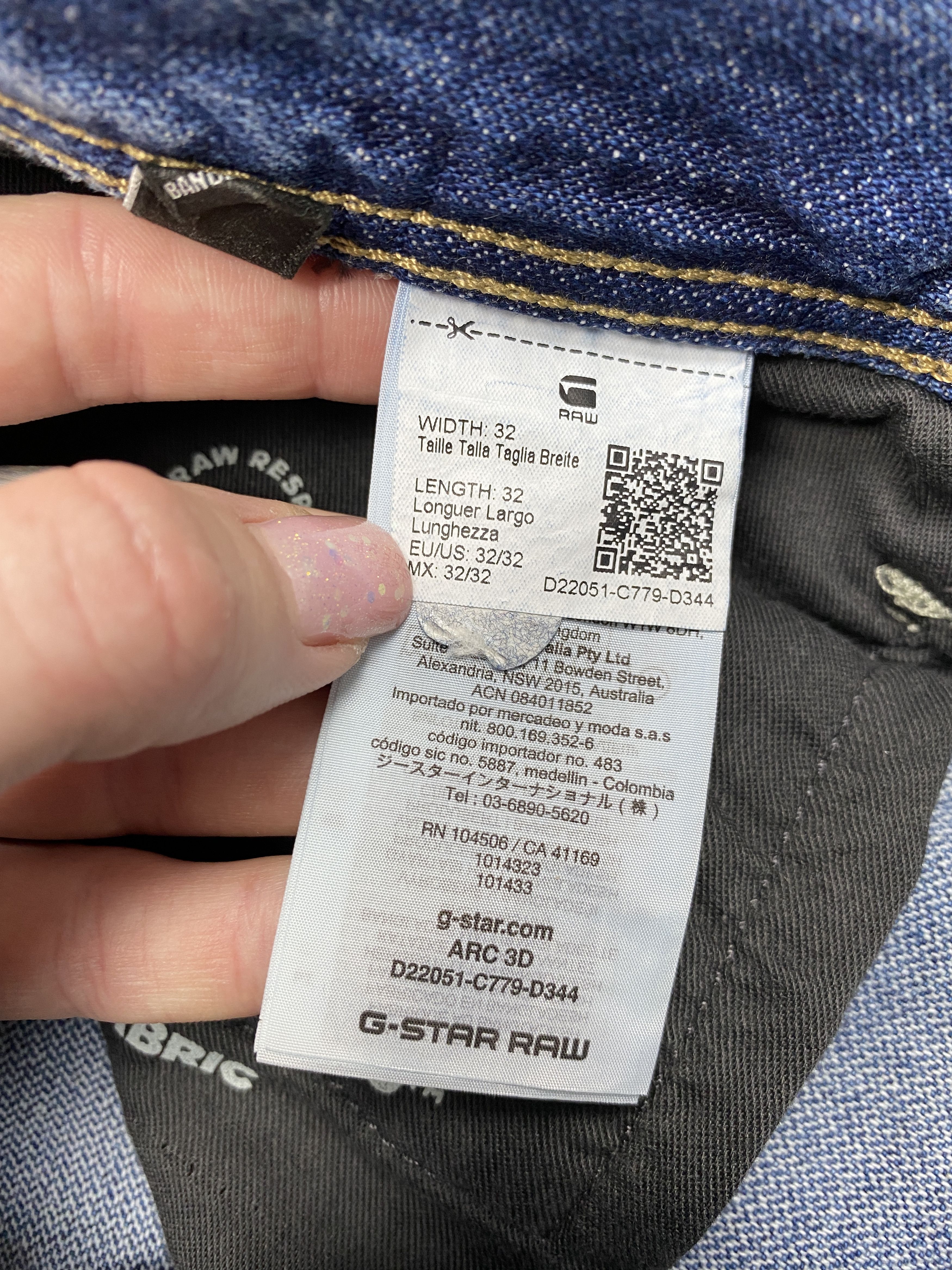 G-Star G Star Raw Vintage Mens Arc 3D Denim Pants Jeans Size US 32 / EU 48 - 4 Thumbnail