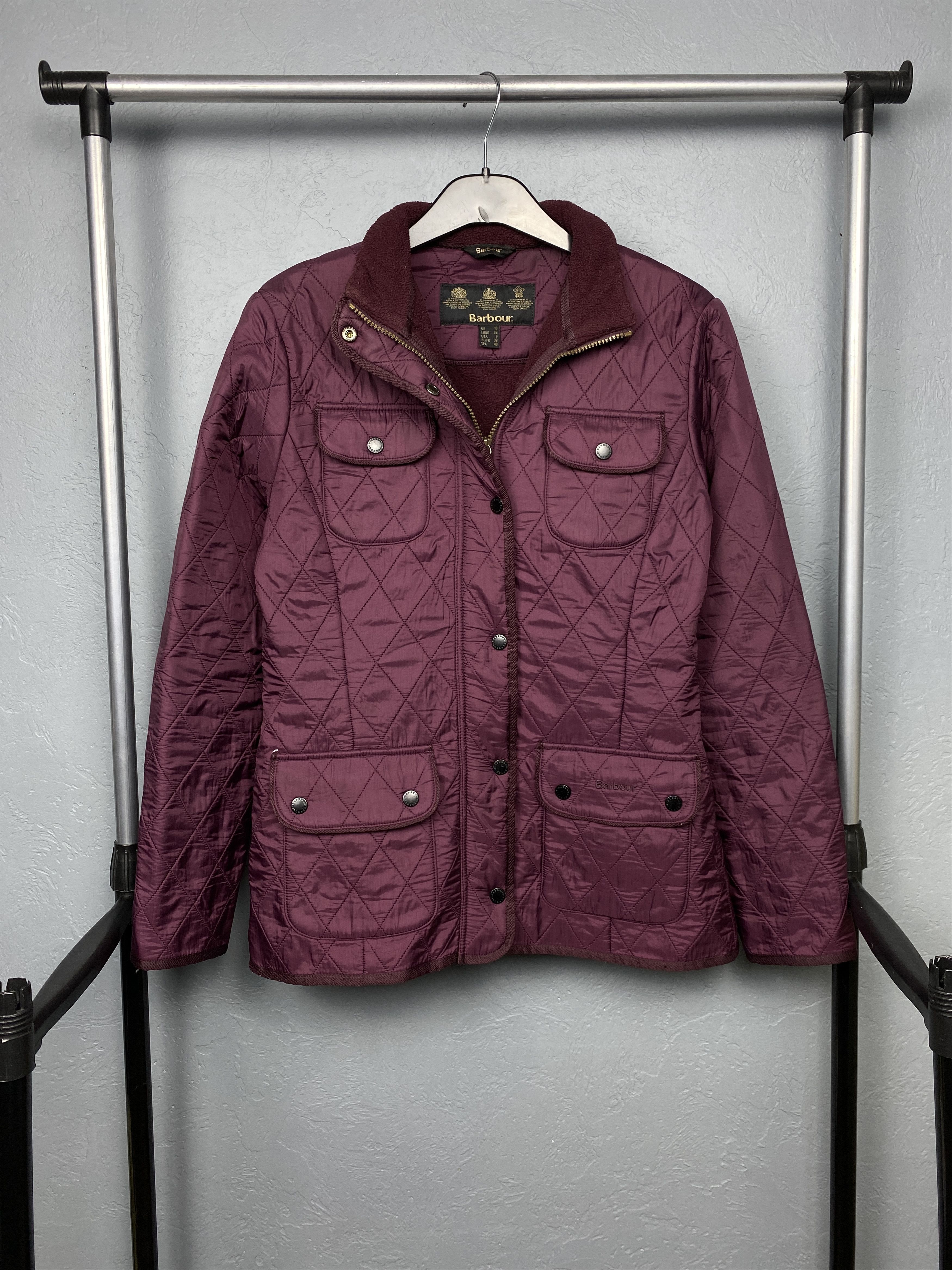 Barbour Barbour Vintage Womens Utility Quilted Jacket Size M / US 6-8 / IT 42-44 - 1 Thumbnail