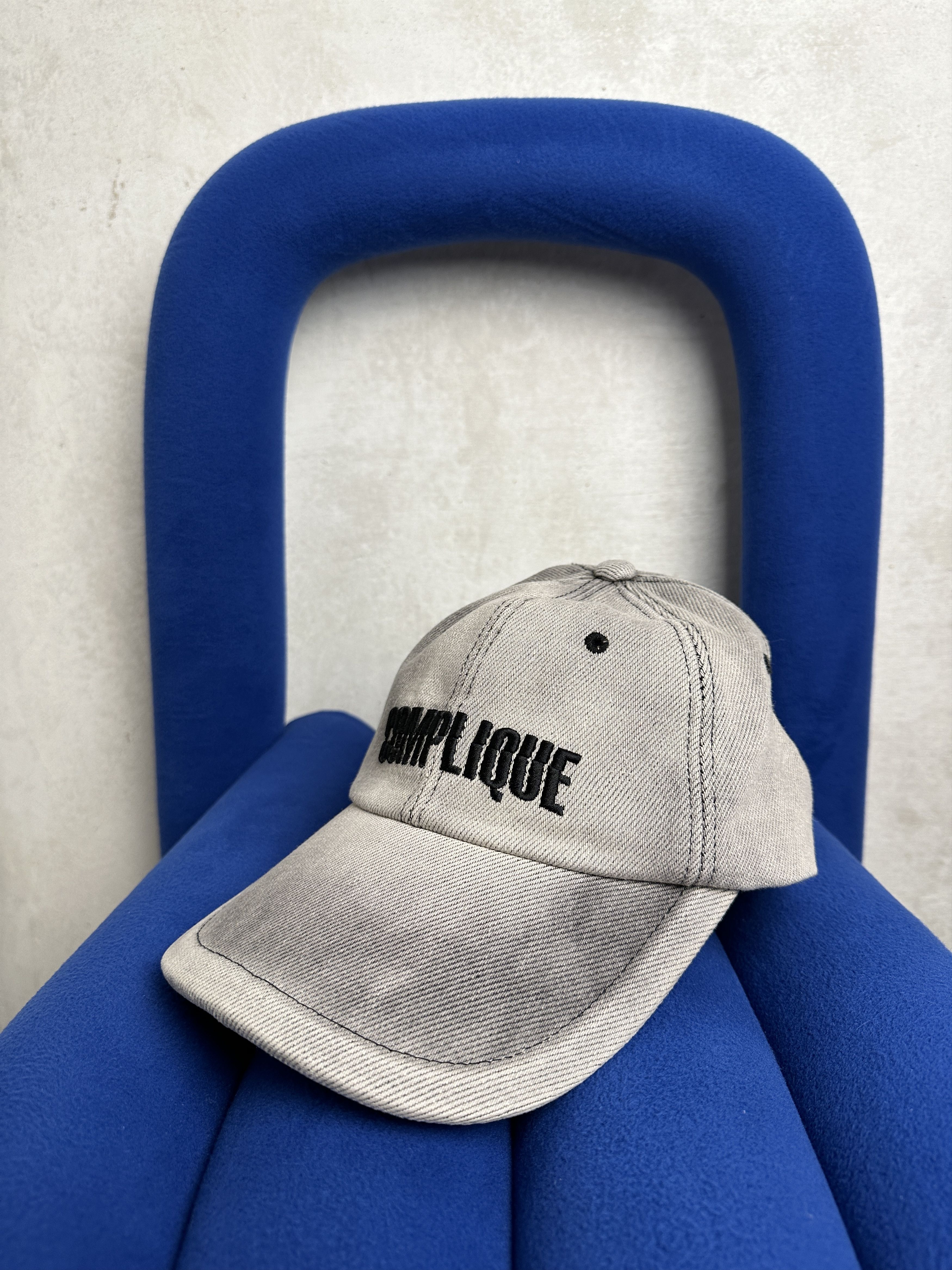 Juun.J JUUN.J Gray 'Complique' Cap Size ONE SIZE - 1 Thumbnail