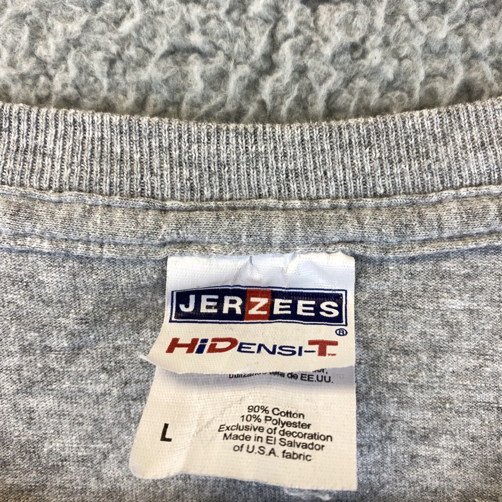 Jerzees VINTAGE Jerzees Men's Long Sleeve T-Shirt WHISTLER gray 54-25 L JERZEES Dri-Power Mens Size US L / EU 52-54 / 3 - 3 Thumbnail