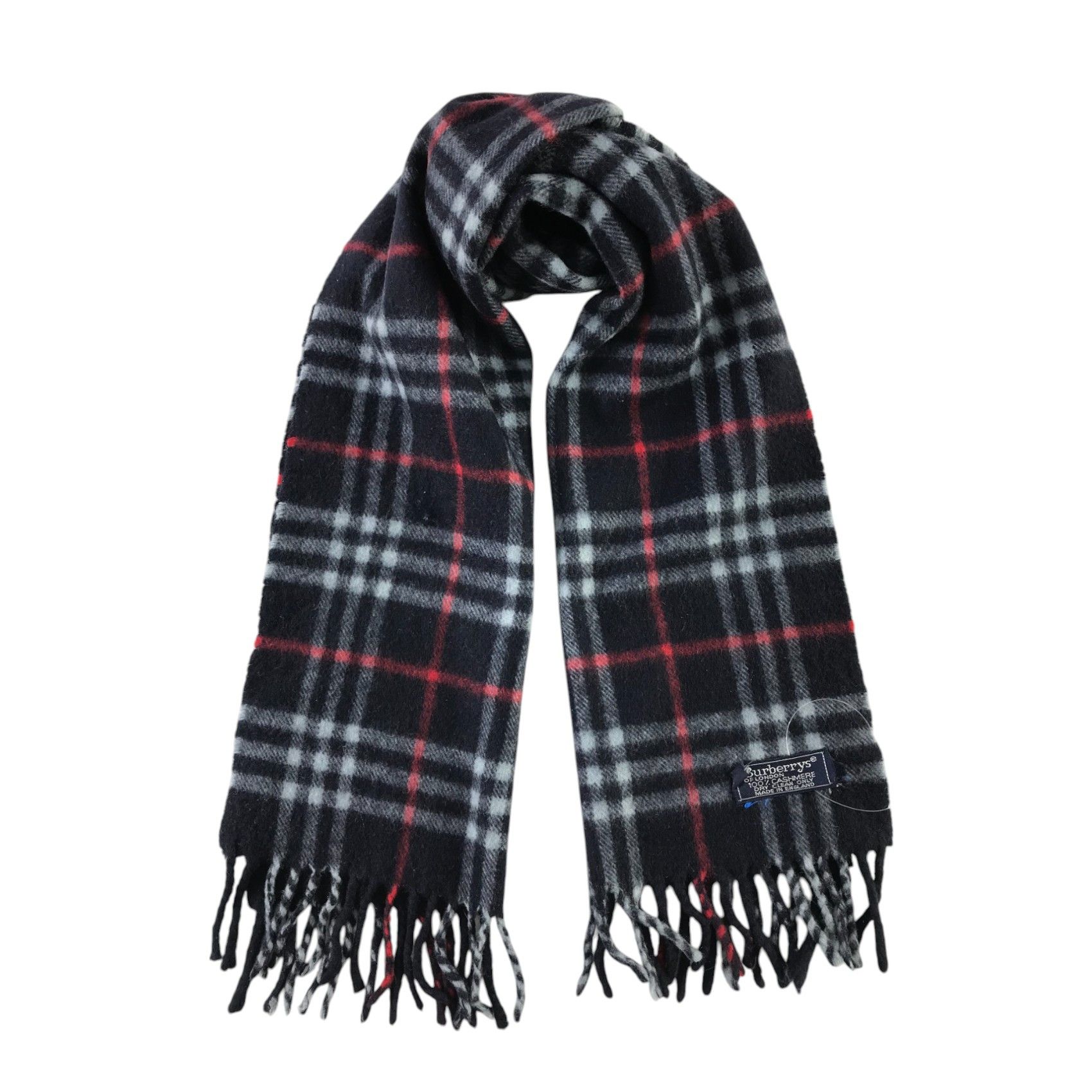 Burberry × Vintage Burberry Scarf / Muffler / Neckwear - WW1826 Size ONE SIZE - 1 Thumbnail