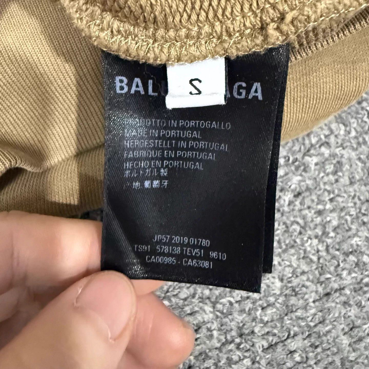 Balenciaga Balenciaga Khaki Wheat Ear Hoodie S 99 New Size S / US 4 / IT 40 - 4 Thumbnail