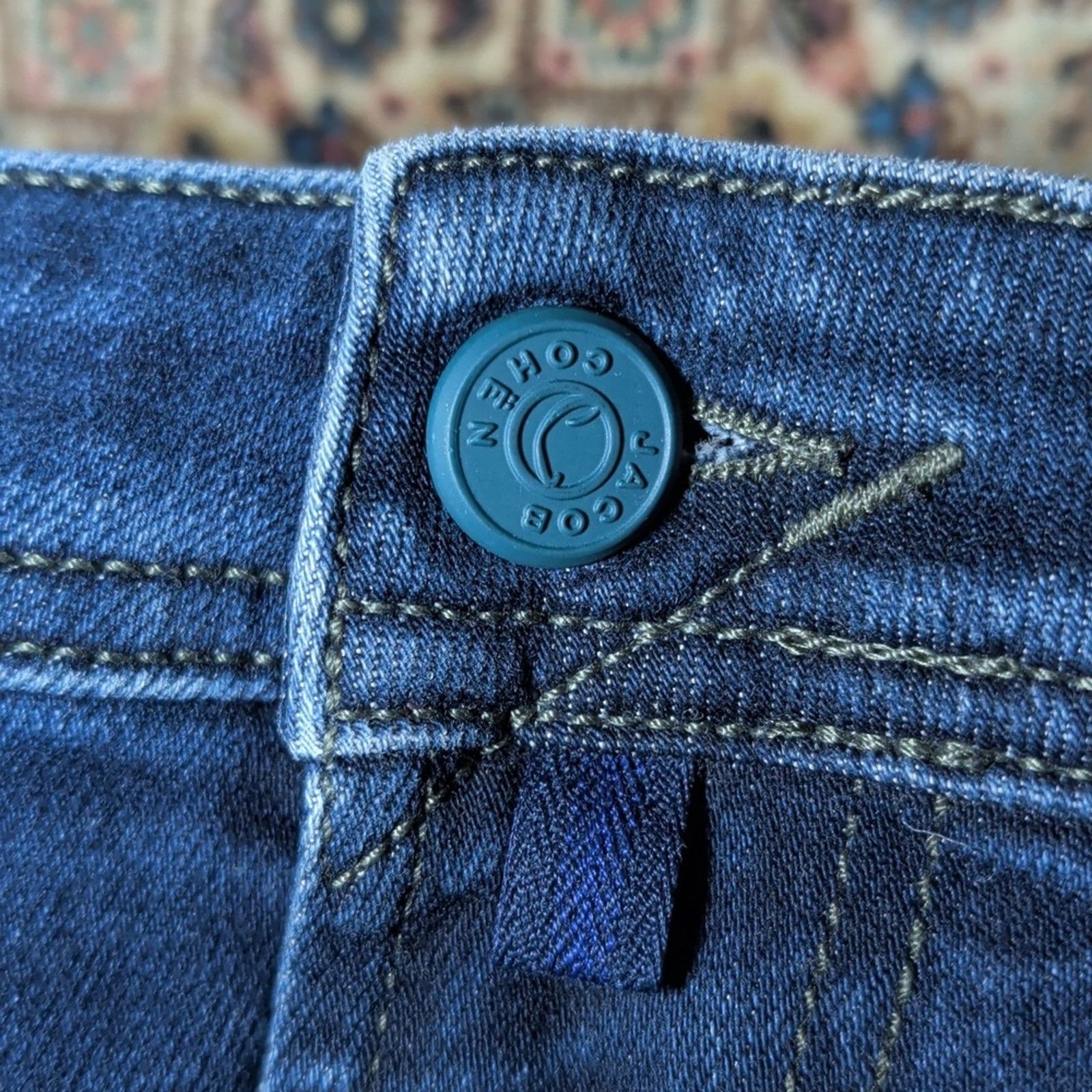 Jacob Cohen Jacob Cohen Men's Dark Blue Slim Jeans Size 34 Size US 34 / EU 50 - 10 Thumbnail