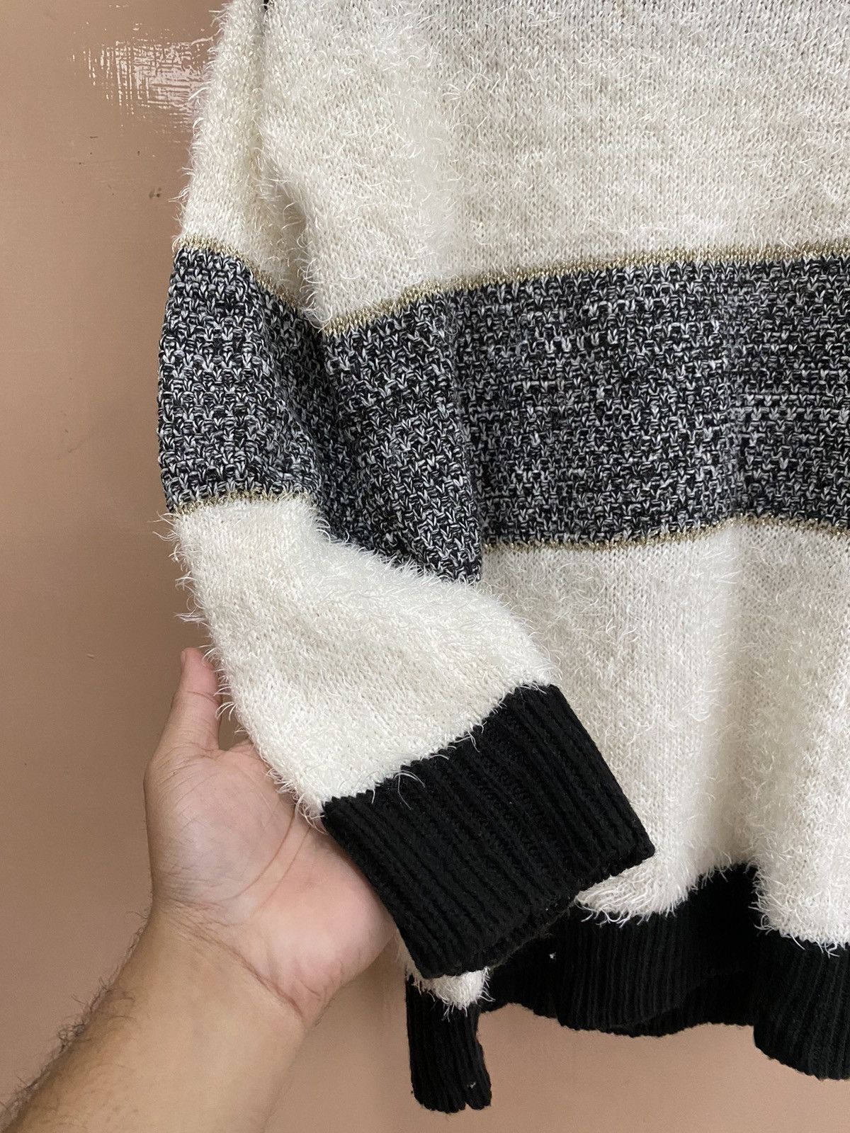 Hysteric Glamour × Japanese Brand × PPFM HK World-Japan Fluzzy Fur Knitted striped Size US L / EU 52-54 / 3 - 2 Thumbnail