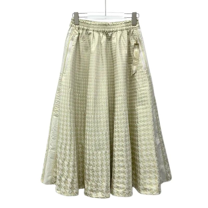 Dior Dior Beige Women's Half Skirt 0089 Size 23" - 1 Thumbnail