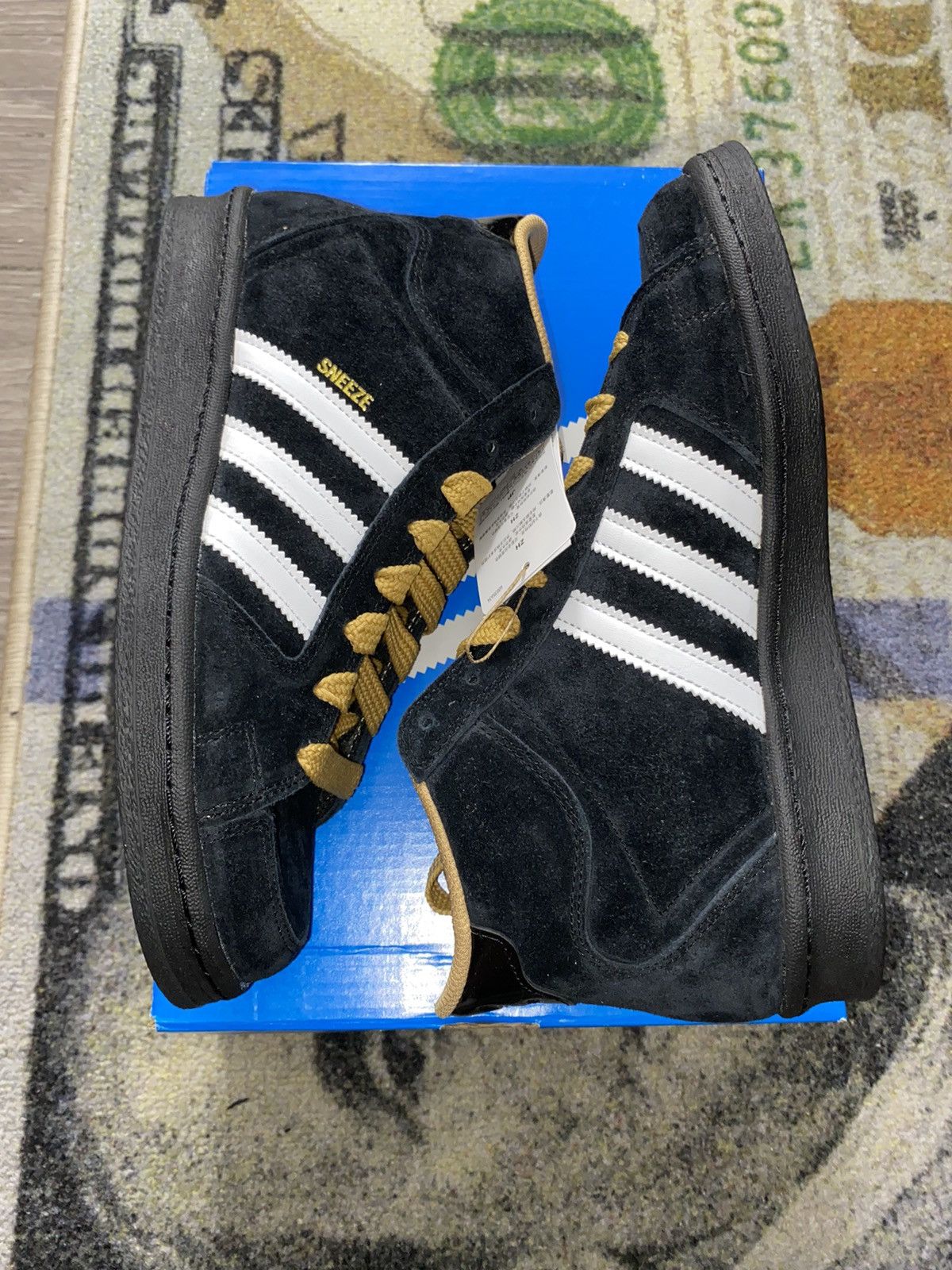 adidas gazelle silver green womens Sneeze x Superskate
