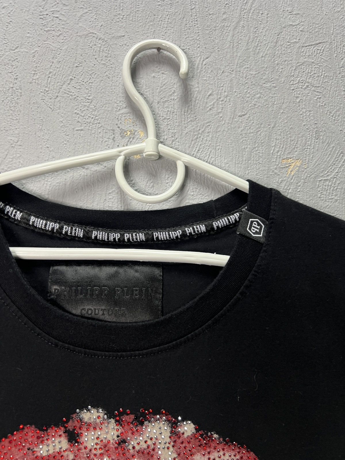 Philipp Plein Philipp Plein Skull Rhinestone T-Shirt Black Size US XL / EU 56 / 4 - 4 Thumbnail