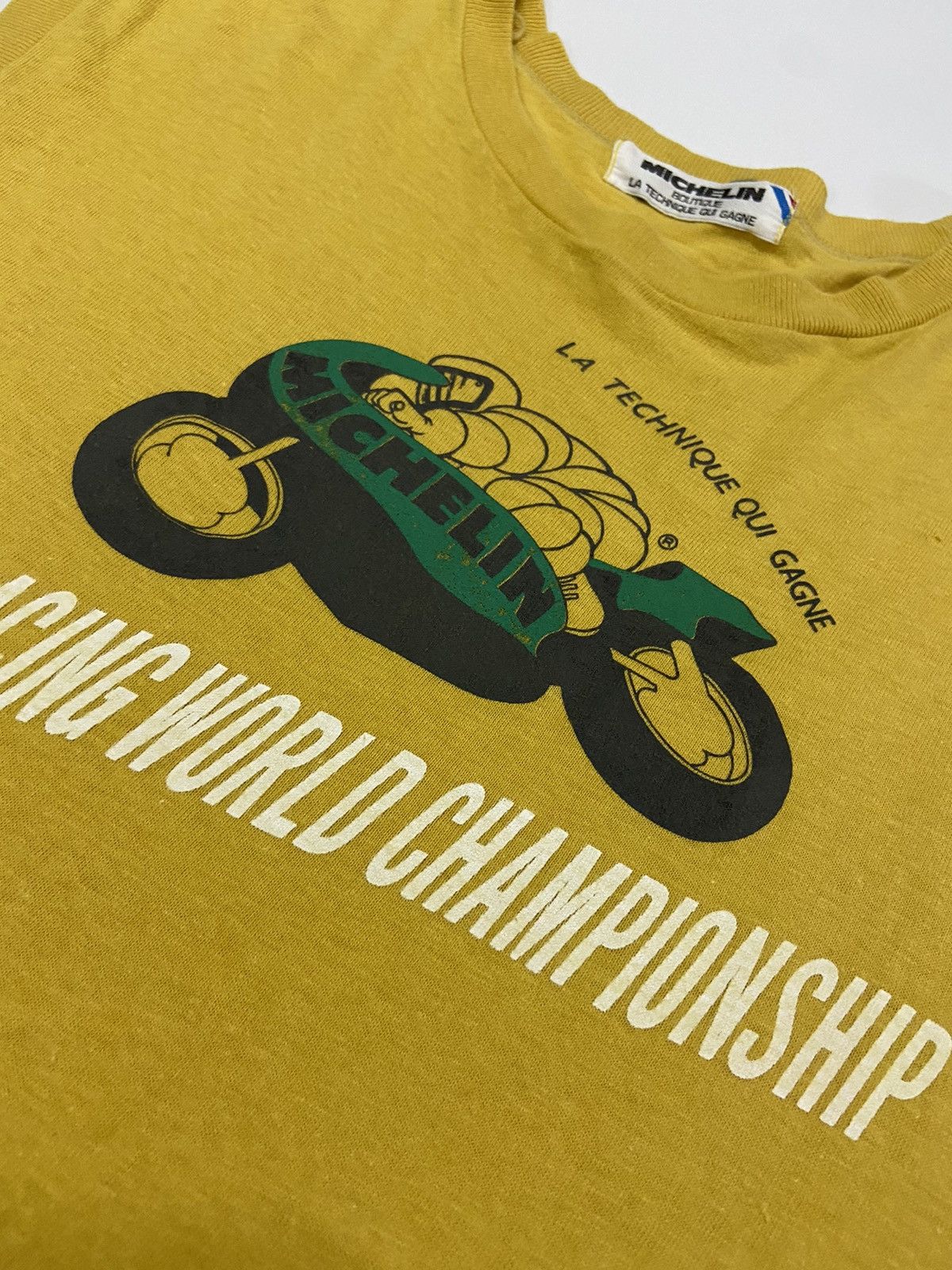 Vintage VINTAGE MICHELIN ROAD RACING WORLD CHAMPIONSHIP SLEEVELESS Size US S / EU 44-46 / 1 - 7 Thumbnail