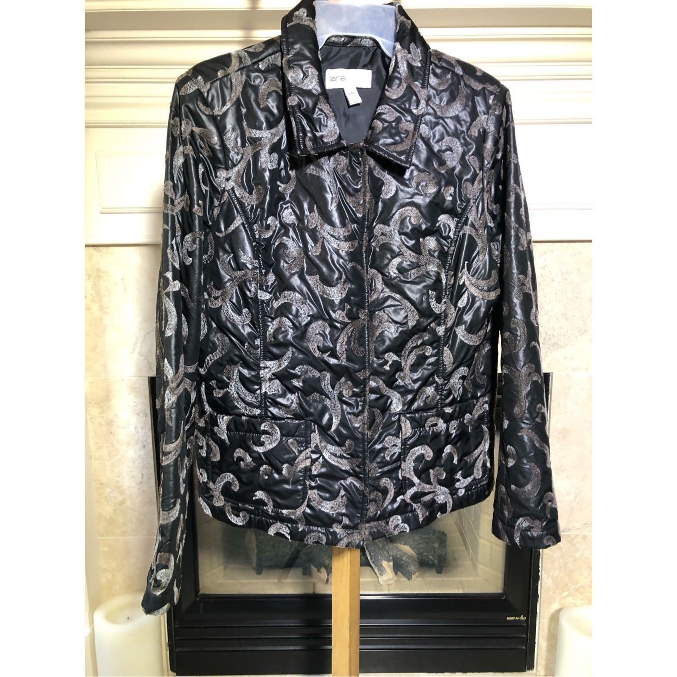 Other Lana Sports Women’s Brown and Silver Paisley Design Snap But Size M / US 6-8 / IT 42-44 - 1 Thumbnail